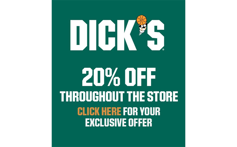 Dick's Sporting Goods 20% Weekend